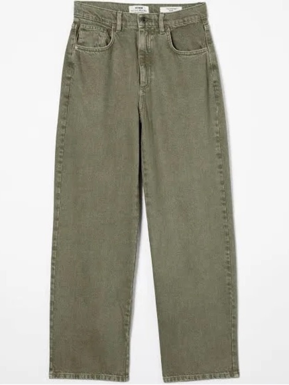 NWT Cotton On Loose Straight Women’s Jeans Smokey Green and Khaki Size US 12 - Picture 6 of 14